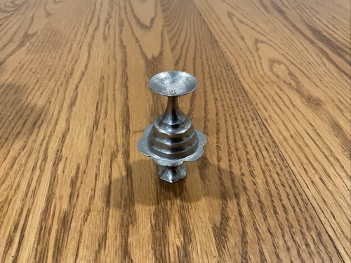 Silver Tone Surmadani, Kohl Bottle With Stick, Eye Liner Pot Brass Surma dani 93 - Picture 7 of 7