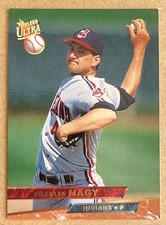 1993 Fleer Ultra Charles Nagy #189 Cleveland Indians Pitcher