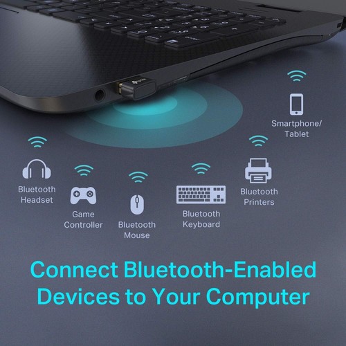 Bluetooth 4.0 USB Adapter for PC & Laptops - Nano Size Plug & Play Dongle - Picture 5 of 9