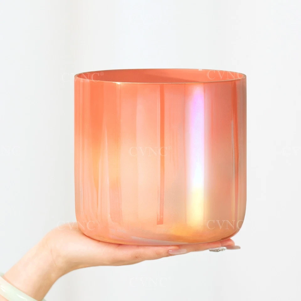 CVNC 432HZ 7" D Navel Sacral Chakra Cosmic Clear Crystal Singing Bowl Sound Heal - Image 4 of 4