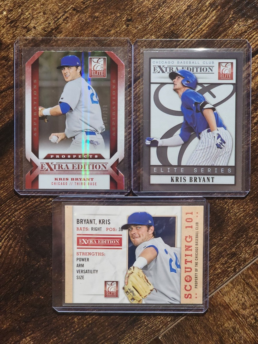 Kris Bryant 2013 Elite Extra Edition Lot x3 Aspirations /200