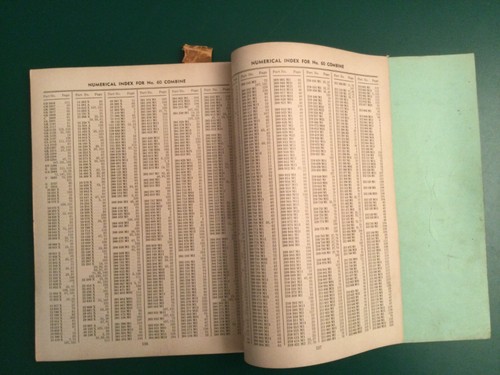 Massey Harris No. 60 SP Combine Illustrated Repair Parts List 1955 - Picture 16 of 17