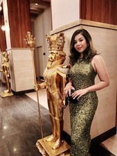 ZARA NWT WOMAN 119 ROUND NECK SEQUIN MIDI DRESS GREEN  2488/002 S, M