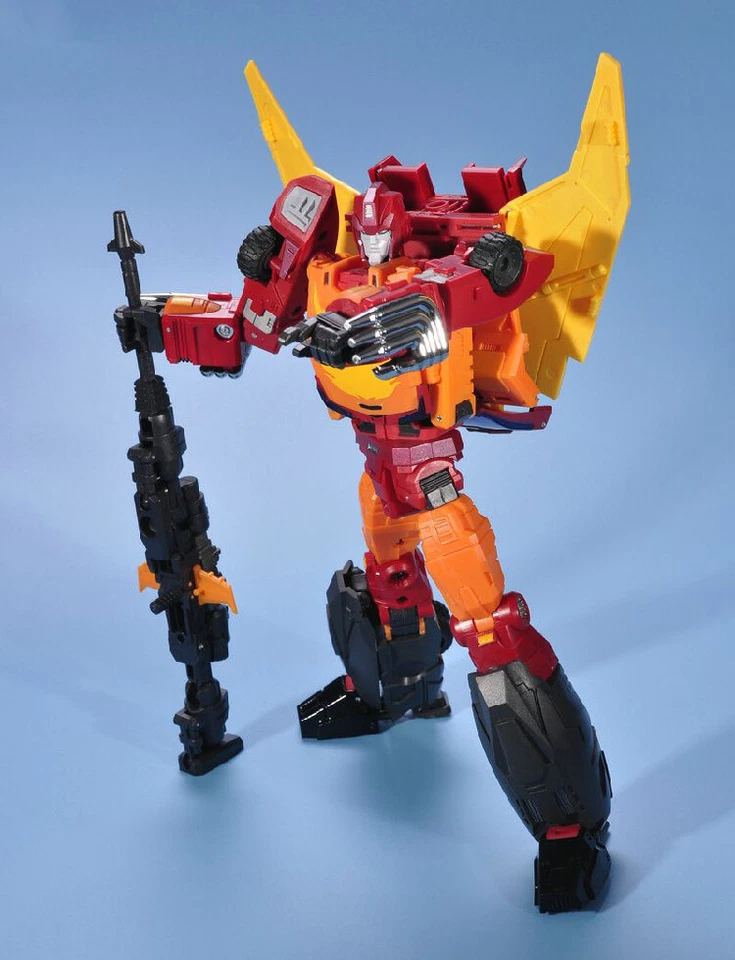 Ready! New DX9 Toy D06 Carry Hot Rod Rodimus Prime G1 MasterPiece  Figure - Image 4 of 4