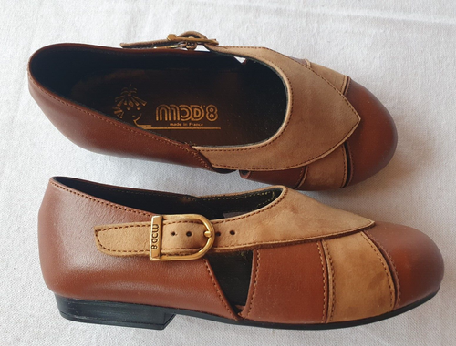 Ballerines Cuir MOD8 Marron – Taille 26 – Fille – Neuves Sous Boîte