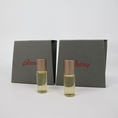 BRIONI (2014) by Brioni 2.75 ml/ 0.093 oz EDT Splash Deluxe Vial NIB (2 COUNT)