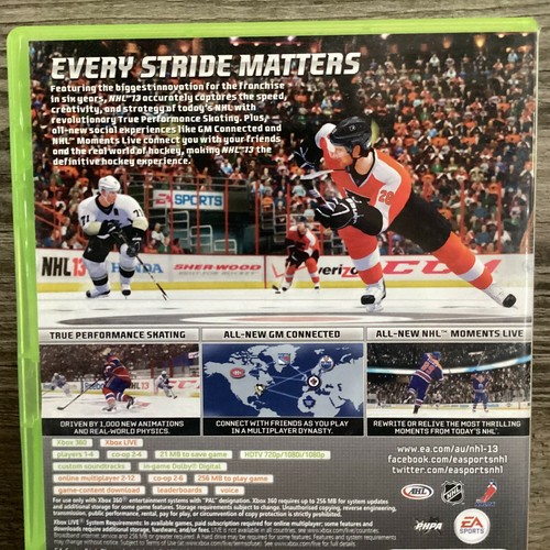 Xbox 360 NHL 13 Hockey sobre Hielo Deportes Juego PG PAL Multijugador Diversión Familiar - Imagen 4 de 8
