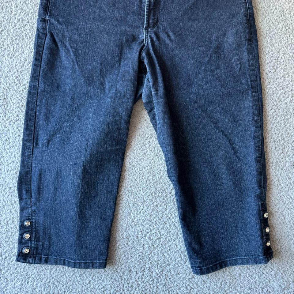 NYDJ Jeans Womens 14P Blue Denim Stretch Life X Tuck Technology - Image 3 of 4