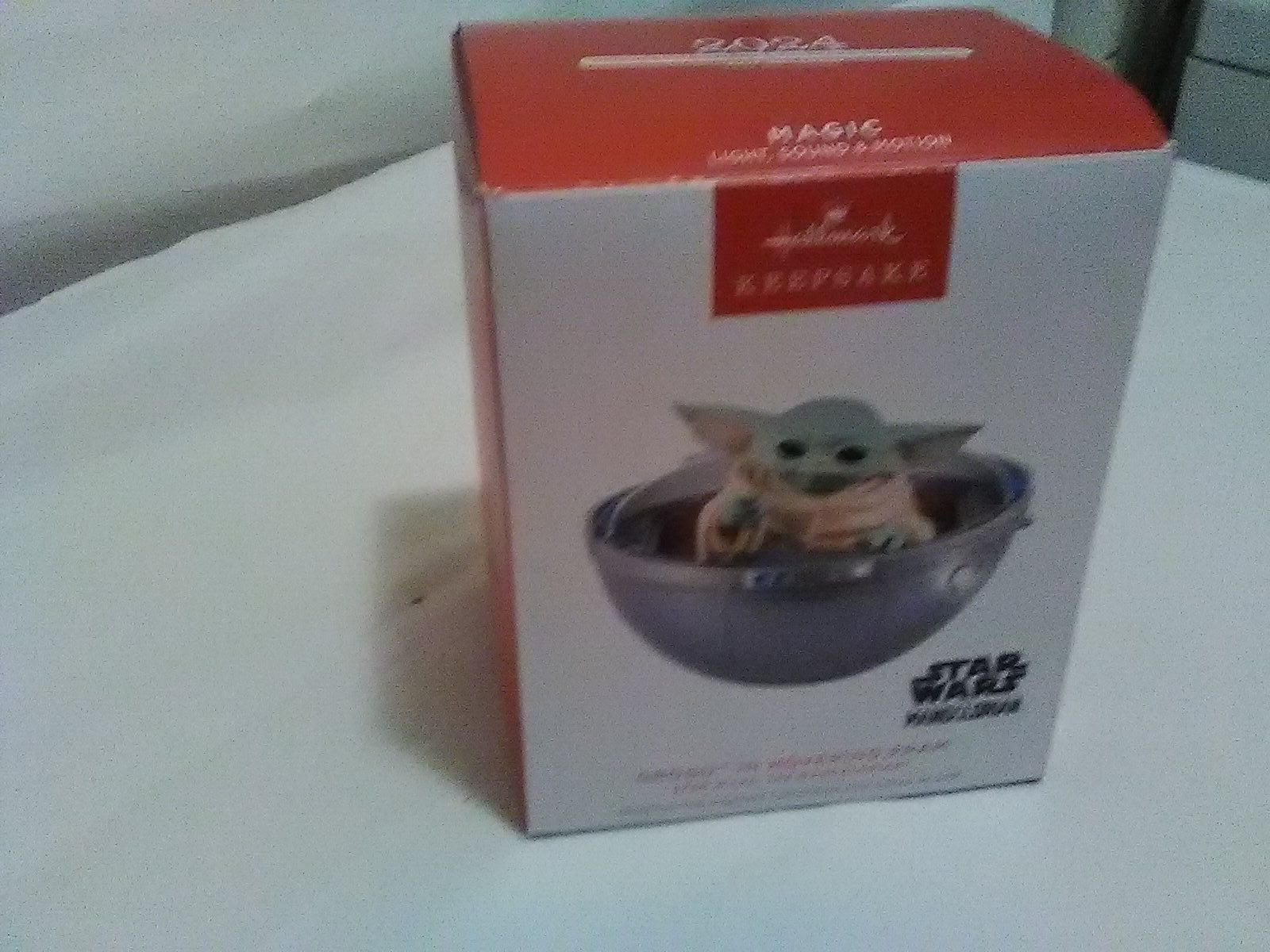 2024 Hallmark Ornament: Star Wars The Mandalorian Grogu In Hovering Pram