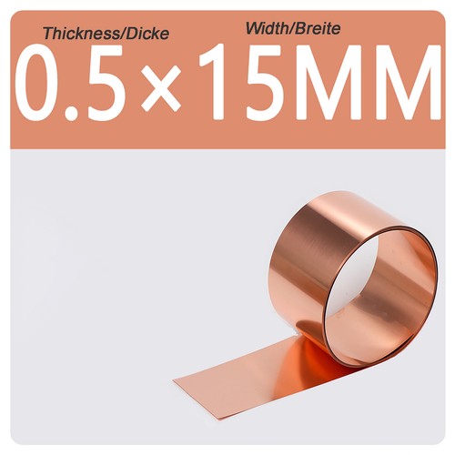 Kupferblech Streifen 0,02/0,03/0,04/0,05 mm bis 1 mm Stärke flexibel reines Kupfer - Bild 139 von 170