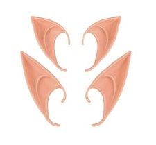 2 Pairs Elf Fairy Gnome Pixie Ears - Latex - 2 Sizes