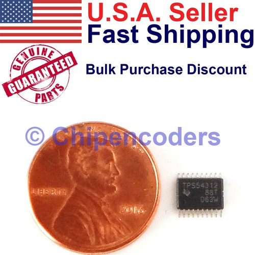 1/5/10Pcs TI TPS54312PWP Switching Voltage Regulator 3-6V In/1.2V Out HTSSOP-20 - 第 1/9 張圖片