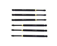 HOTECHE 6 Pc 6" PH2 Impact Screwdriver Bits Magnetic 1/4" Shank 251034