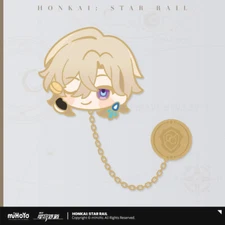 miHoYo Honkai: Star Rail Badge Aventurine Chain Emblem Official Pom-Pom Museum