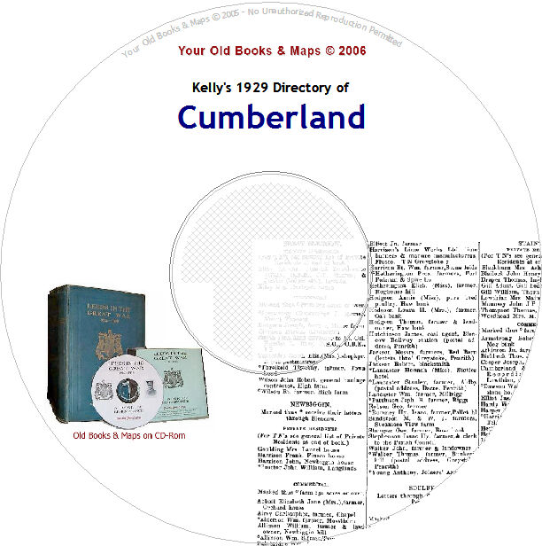 Cumberland /& Westmorland Kellys Directory 1894 CDROM