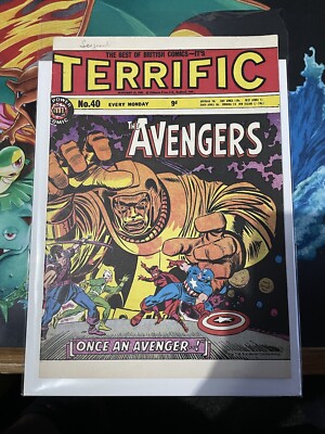 Terrific Comic #40 with The Avengers, Giant Man & The Wasp dated 1968