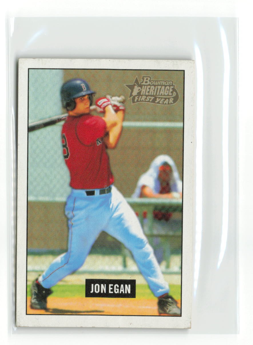 2005 Bowman Heritage Baseball Mini JON EGAN  286