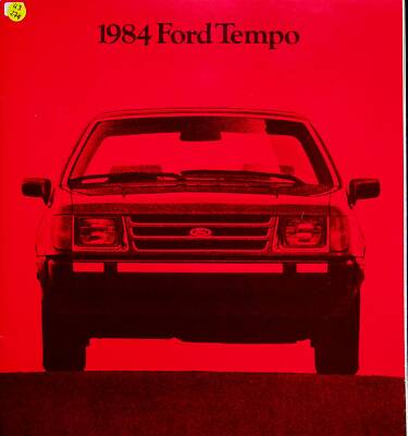 272721) Ford Tempo - USA - Übergröße - Prospekt 1984