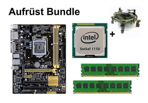 Aufrüst Bundle - ASUS H81M2 + Intel i3-4150 + 4GB RAM #63179