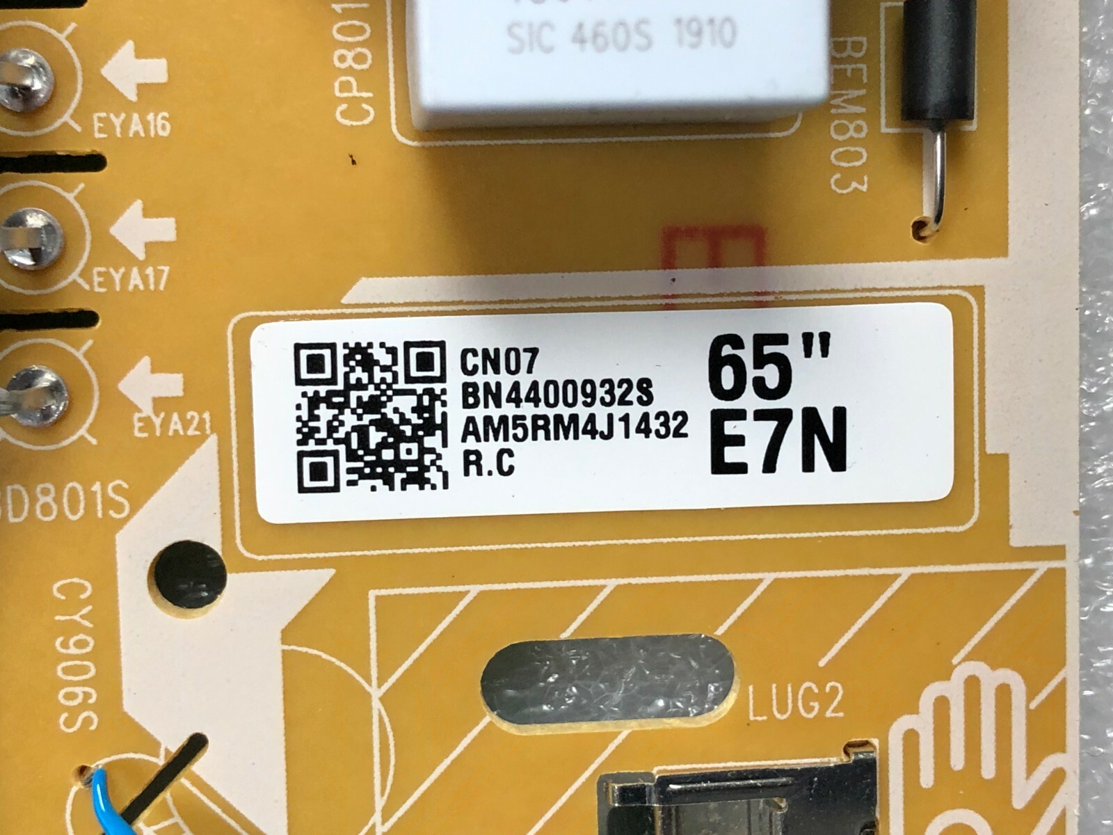 Samsung UN65RU7300FXZA UN65RU7100FXZA Power Supply / LED Board BN44