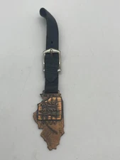 Vintage 1925 Henry County ILLINOIS Centenary Celebration Watch FOB 1925