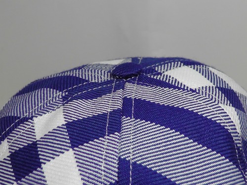 BURBERRY BLUE Wool Blend Knight Ip ChecK Baseball Cap Size L*****$530*****NWT*** - Picture 4 of 14
