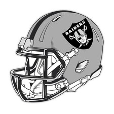 RAIDERS Football Helmet Sticker LAS VEGAS OAKLAND Vinyl Decal Car Truck Stickers