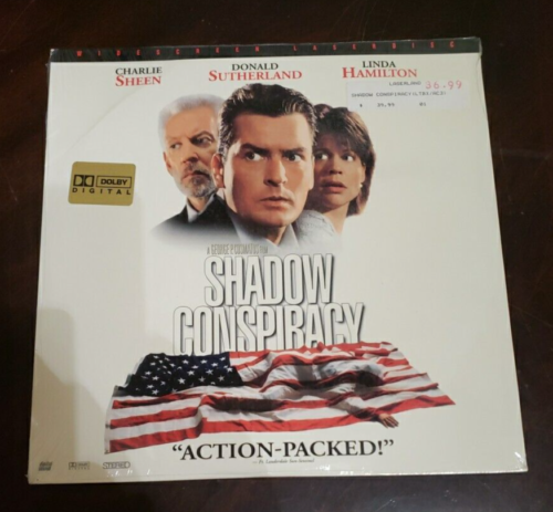 Sealed Laserdisc Shadow Conspiracy Widescreen 1997 Charlie Sheen VERY RARE U1