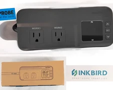Inkbird ITC-608T Temperature Humidity Controller Dual Outlets NIB #W3978