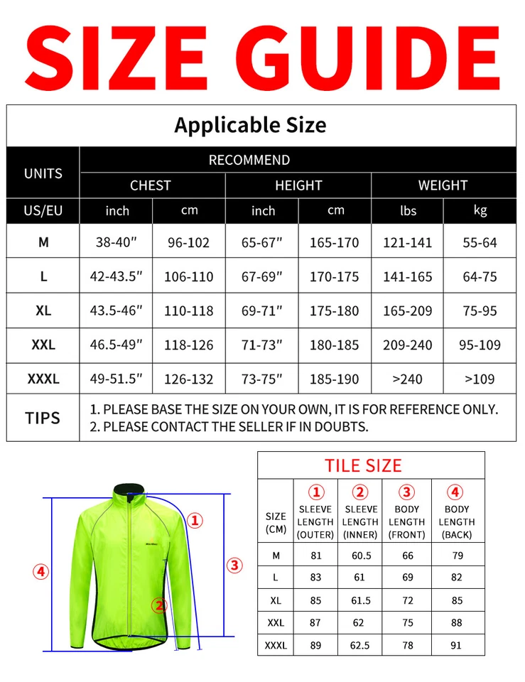 WOSAWE Men's Windproof Cycling Jacket Gilet MTB Bike Ride Sports Coat Vest Tops - Image 2 of 4