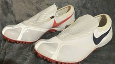 RARE Nike ZOOM CELAR 3 WOMEN'S SPIKE TRACK shoes size 6 white, red, black