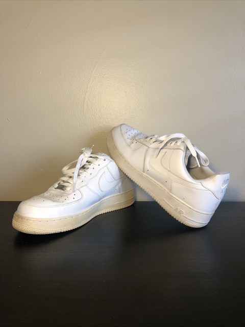 Nike Men's Air Force 1 Low Triple White Sneakers 316122 111 Size 11 | eBay