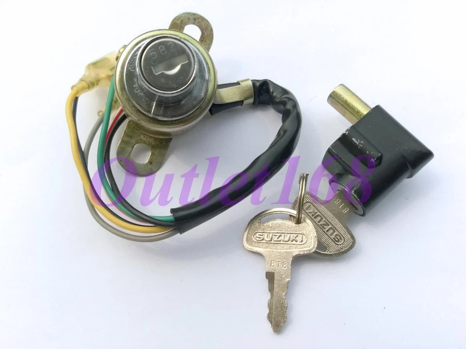 Juego de interruptores de encendido bloqueo de dirección Suzuki A50 A80 A100 AS50 AC AS 100 AP50 B120 Foto 2 de 4