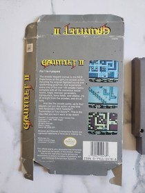 Gauntlet 2. Game and Box Only - NES Nintendo. Authentic. Tested. Good