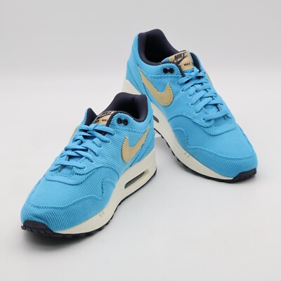 FB8915-400 Nike Air Max 1 PRM Corduroy Baltic Blue Sesame Gridiron
