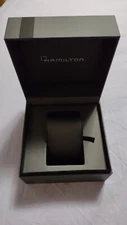 New Authentic Hamilton Watch Gift Retail Presentation Box & Manual 