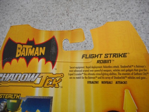 DC BATMAN SHADOW TEK ACTION FIGURE SEALED FLIGHT STRIKE ROBIN - Picture 12 of 12