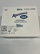  12 Pack 01-08 Parker AQUASONIC 100 Ultrasound Transmission Gel 250mL 8.5oz