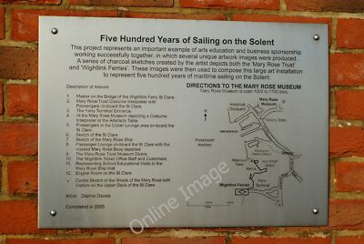 Photo 12x8 Five Hundred Years of Sailing on the Solent Portsmouth/SU6501  c2010
