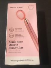 Vanity Planet Sonic Rose Quartz Beauty Bar LED Wand VNT25024  NEW