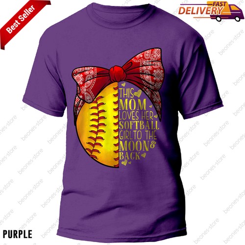 Funny Softball Tee Gift Mom Women Pitcher Catcher Girls Lovers T-Shirt S-4XL - Bild 9 von 13
