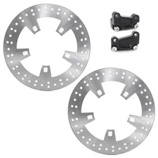 Enforcer Prodigy 13" Big Front Brake Rotors & Bracket for Harley Touring 09-23