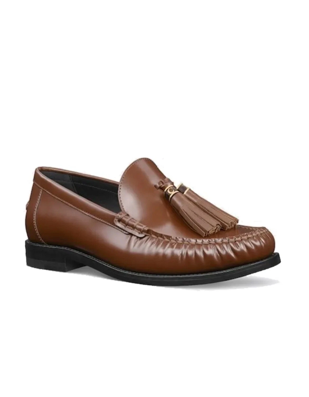 Mocassins femme Dior D Academy en cuir marron taille 36 /US 6