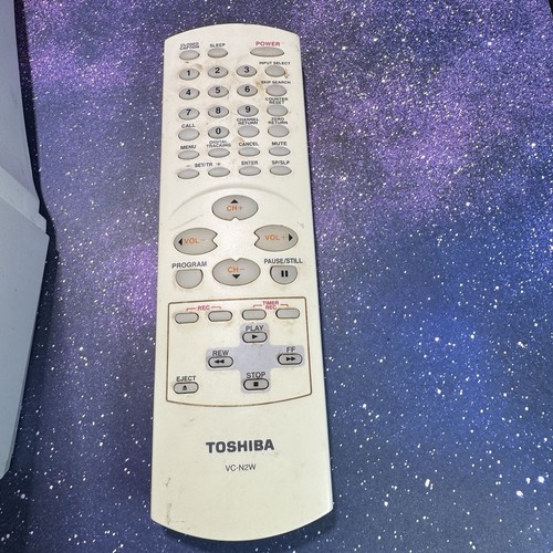 Toshiba MV13N2W 13" CRT TV / VCR Combo Retro Gaming with Remote WORKS GREAT. - Picture 4 of 6