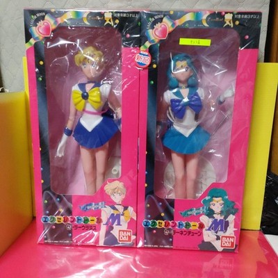 Excellent Doll Sailor Uranus & Neptune Set New Unused Sailor Moon Figures