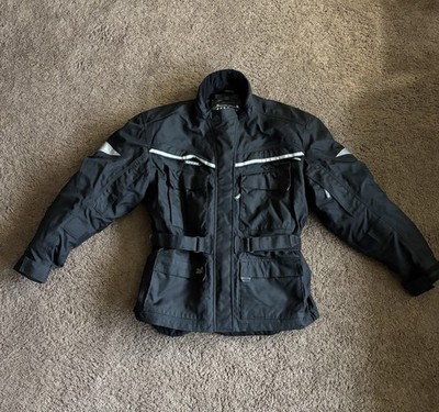 Cortech Tour Master Motorcycle Jacket Womens Large Black Padded