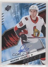 2018-19 SPx Rookies Tier 1 Auto 25/249 Max Lajoie Maxime Lajoie #R-ML Auto 0cv