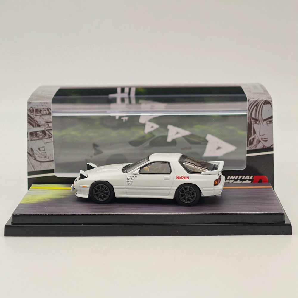 Hobby Japan 1/64 Mazda RX-7 (FC3S) RedSuns Initial D Open