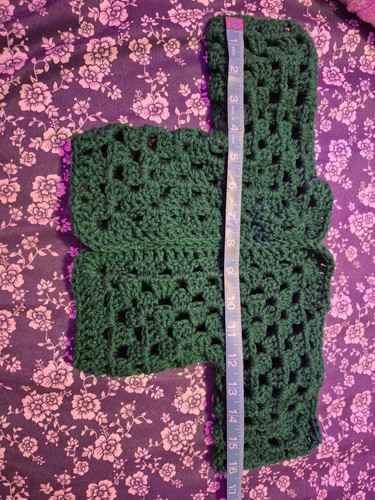 Crocheted Granny Square Cardigan Handmade Baby Size. Look At Photos For Sizes. - Picture 2 of 5