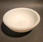 Vintage Westmoreland Milk Glass Small Fruit Dessert Bowl Beaded Edge white 4.75"